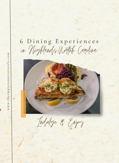 Dining experiences in highlands nc