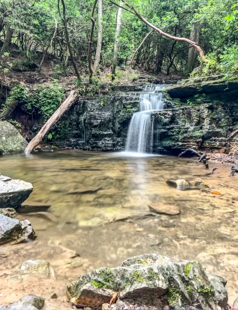 hiking cascade falls