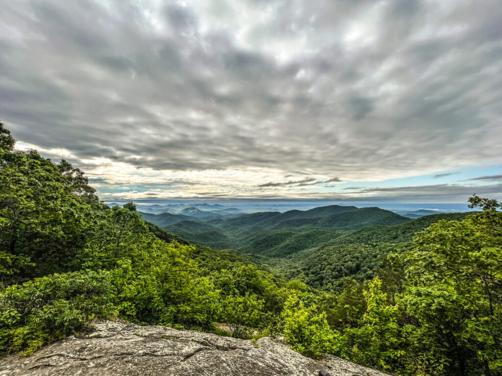 Hiking in the north georgia mountains 