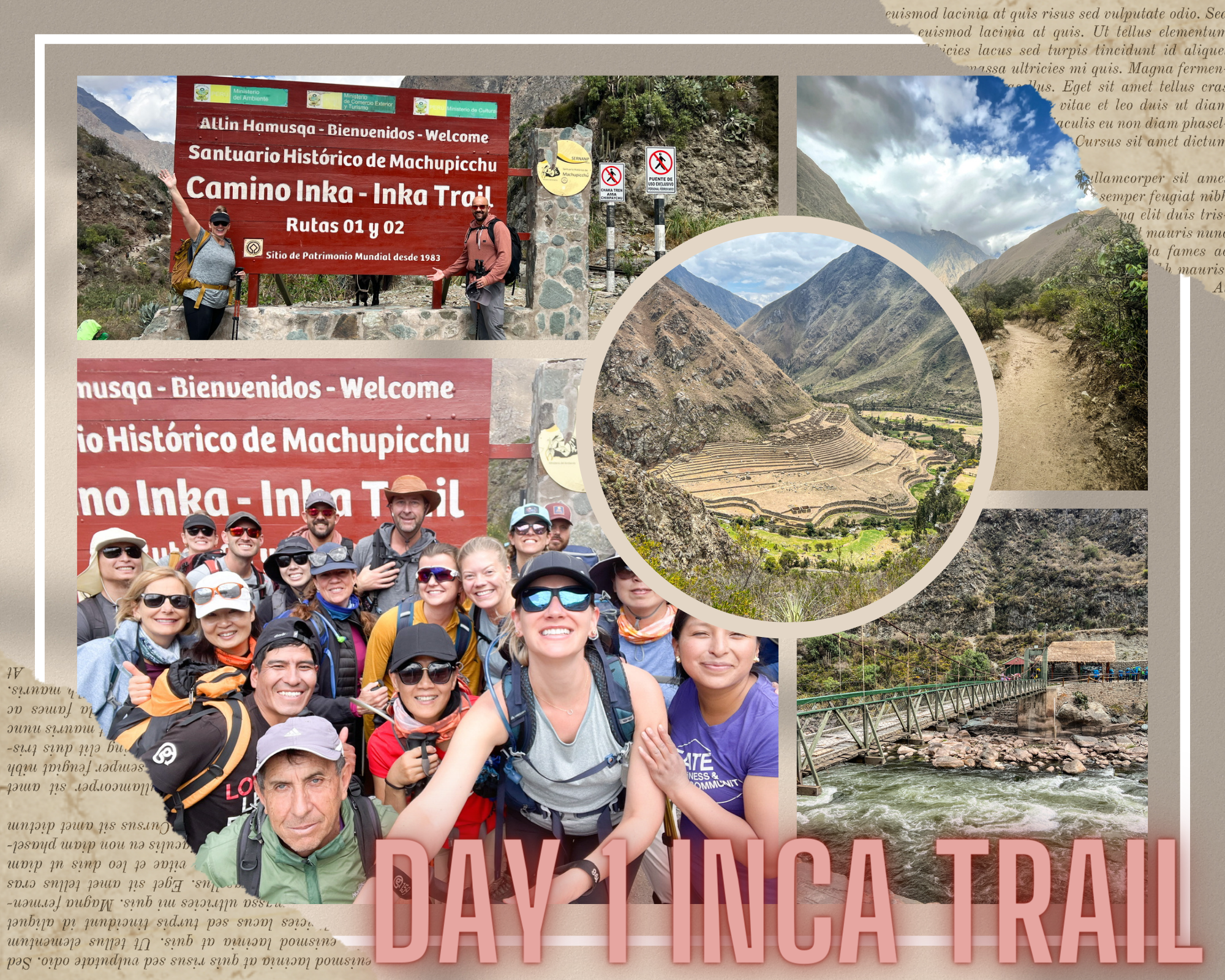 Day 1: Embarking on the Beautiful Inca Trail