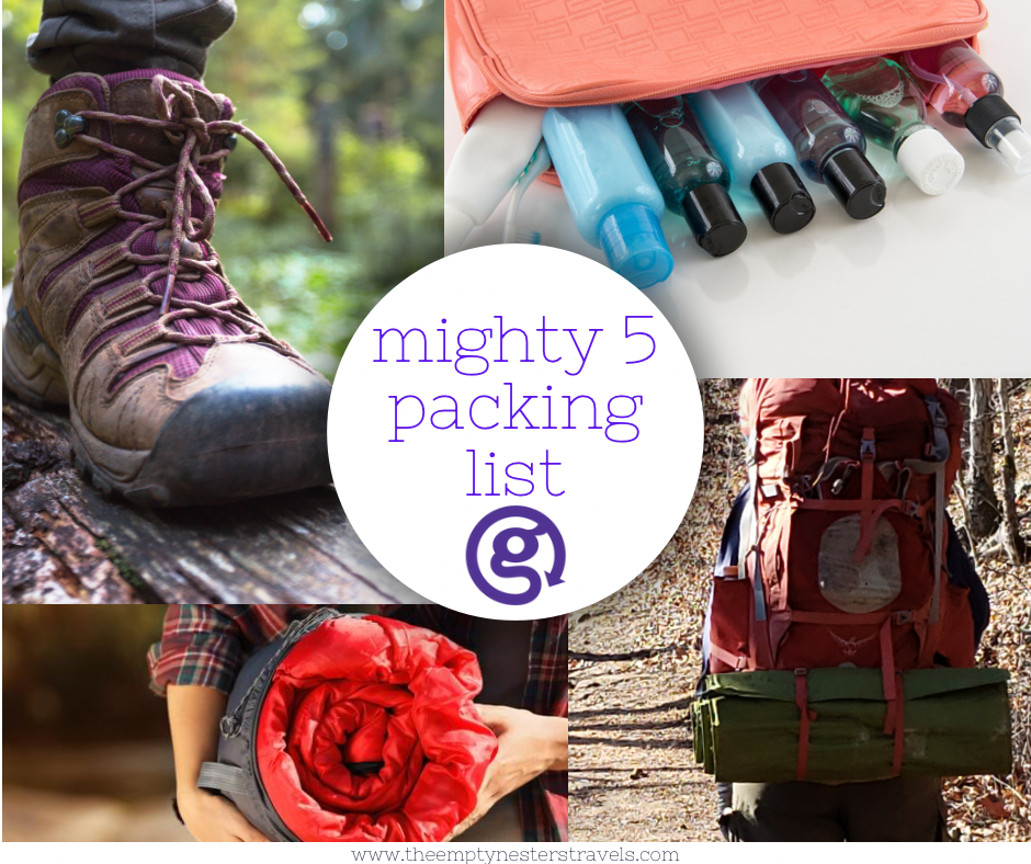 Adaptable Packing List to Hike the Utah Mighty 5 with G Adventures